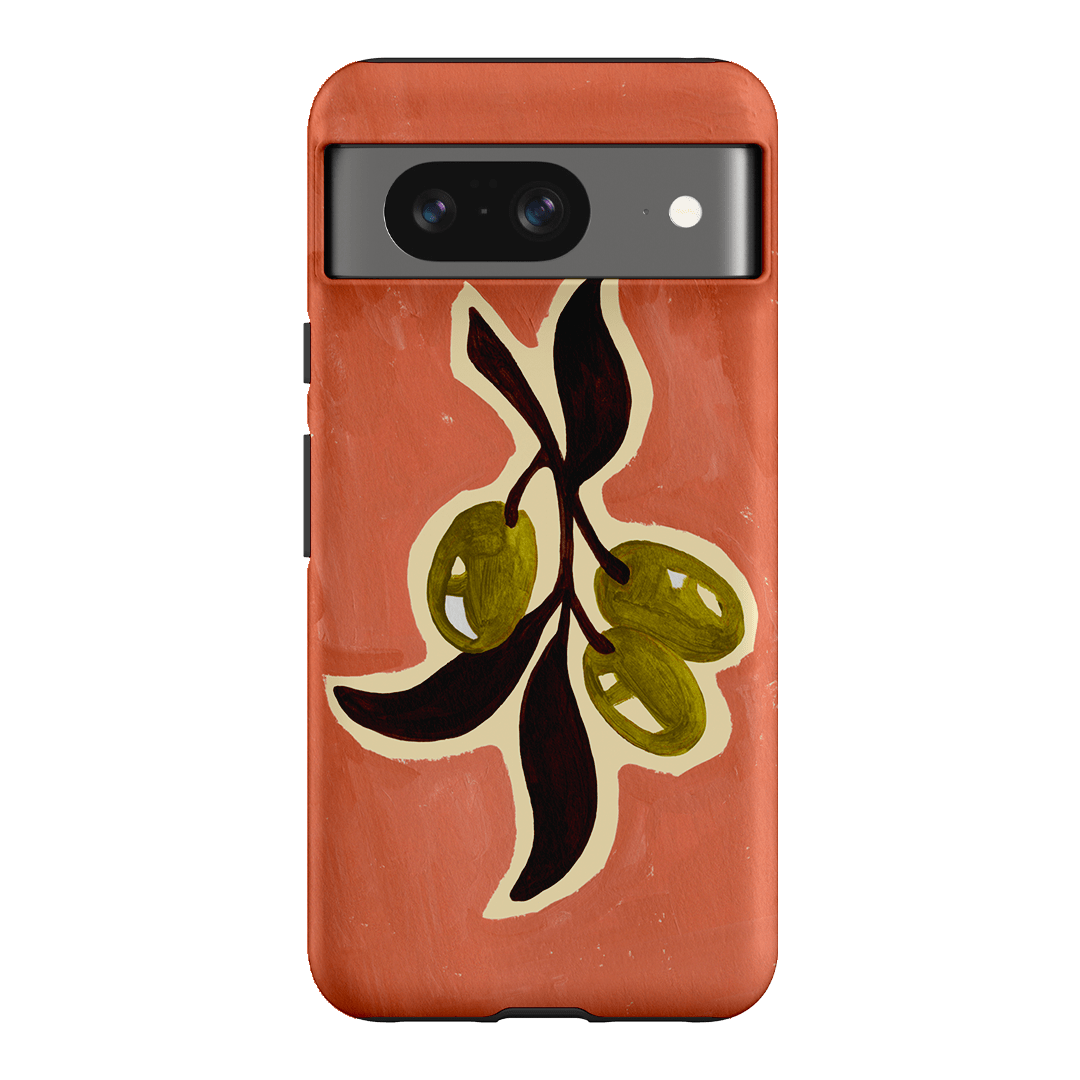 Durable Olive-Themed Phone Case for iPhone & Samsung - Slim Protective Cover with Grip - Perfect for Everyday Use, Travel & Outdoor Activities