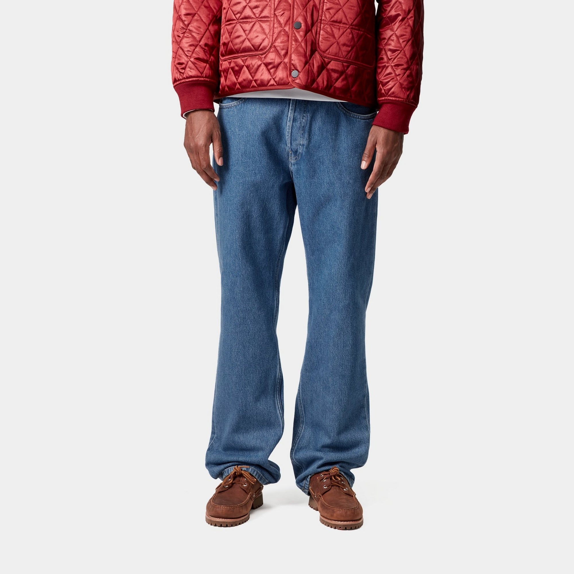 Nolan Pant for Men - Blue Heavy Stone Wash Denim Jeans | Comfortable & Stylish for Casual Wear, Work, and Everyday Outfits