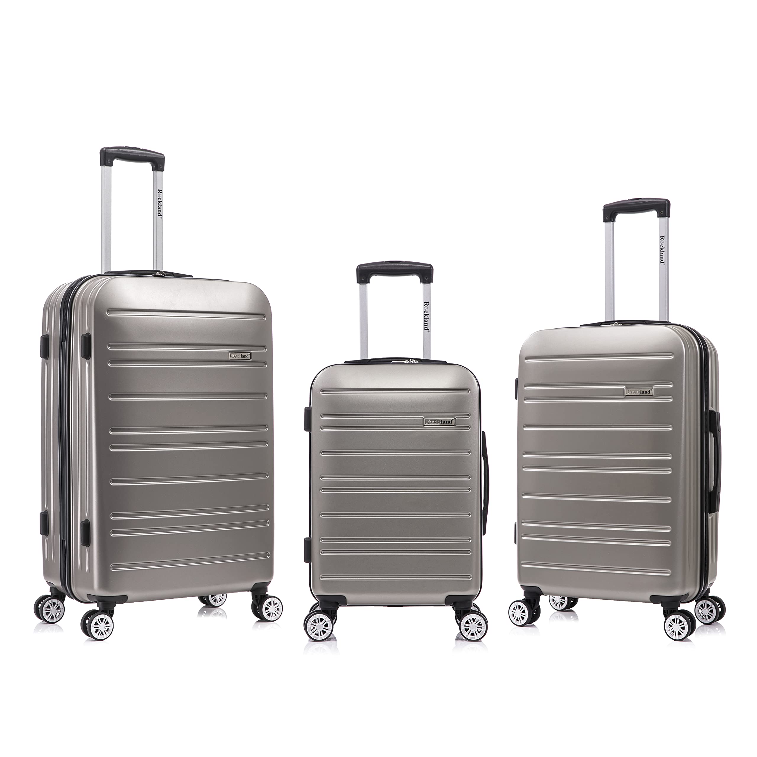 Rockland Irvine Hardside Spinner Wheel Luggage Set - 19