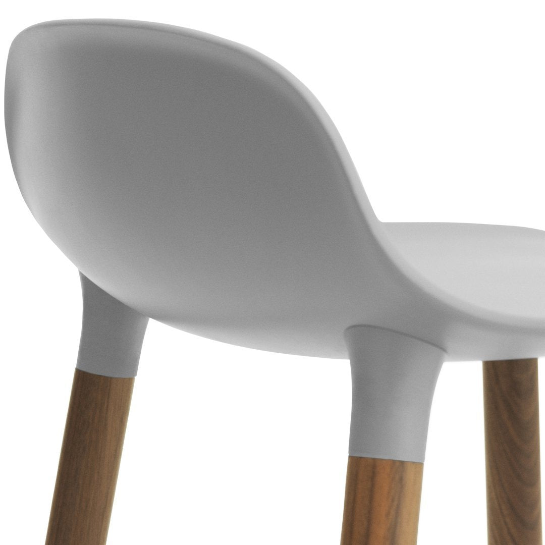 Modern Wooden Counter Stool with Sturdy Wood Legs - Perfect for Kitchen Islands, Bars, and Breakfast Nooks