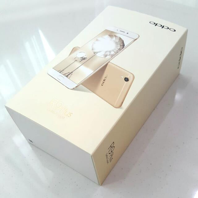 OPPO R9 Plus 64GB Smartphone - 6.0 Inch AMOLED Display, 16MP Camera, Octa-Core Processor, Gold Color | Perfect for Business, Travel & Daily Use