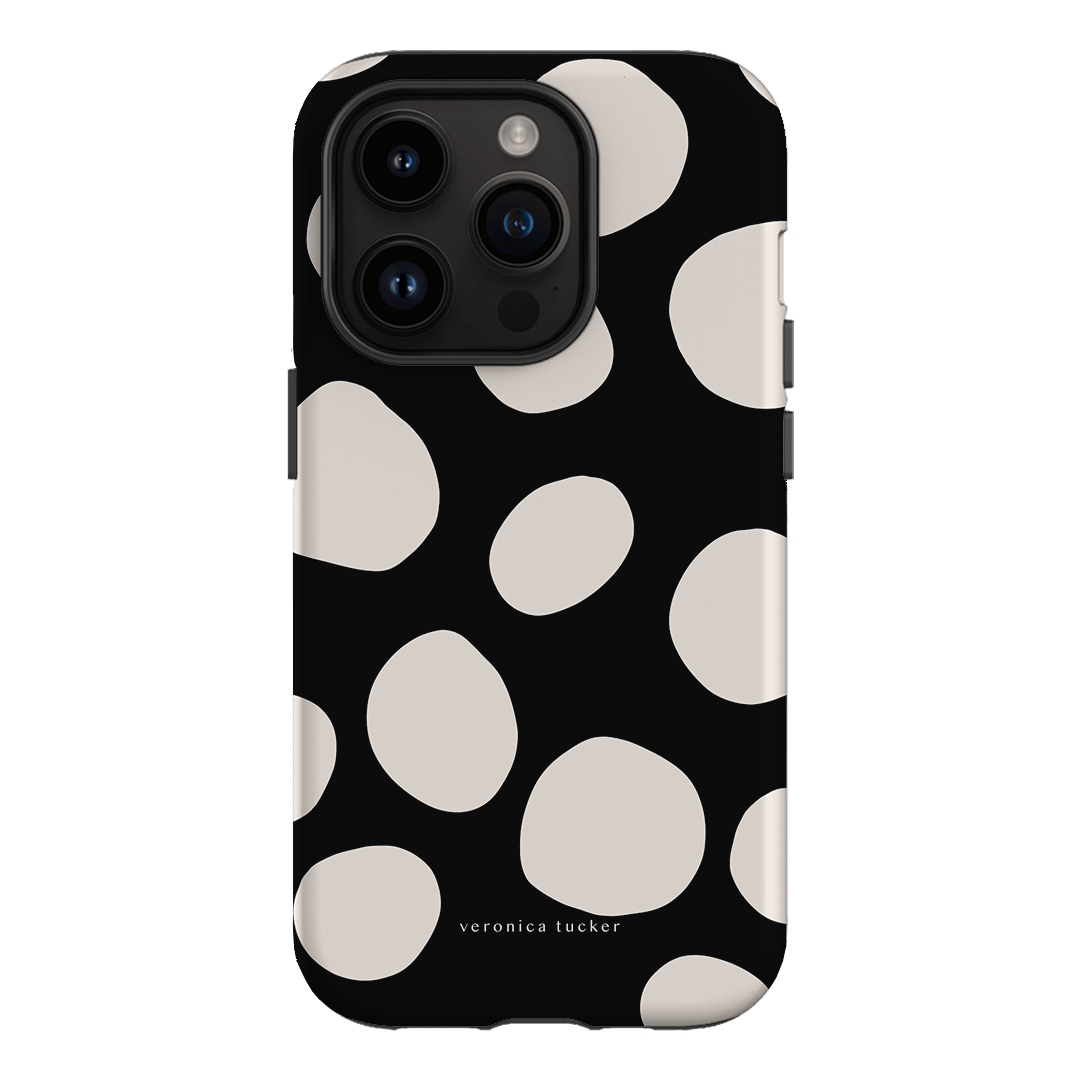 Premium Pebbles Noir Phone Case - Slim Protective Cover for iPhone & Samsung - Perfect for Everyday Use, Travel & Outdoor Activities