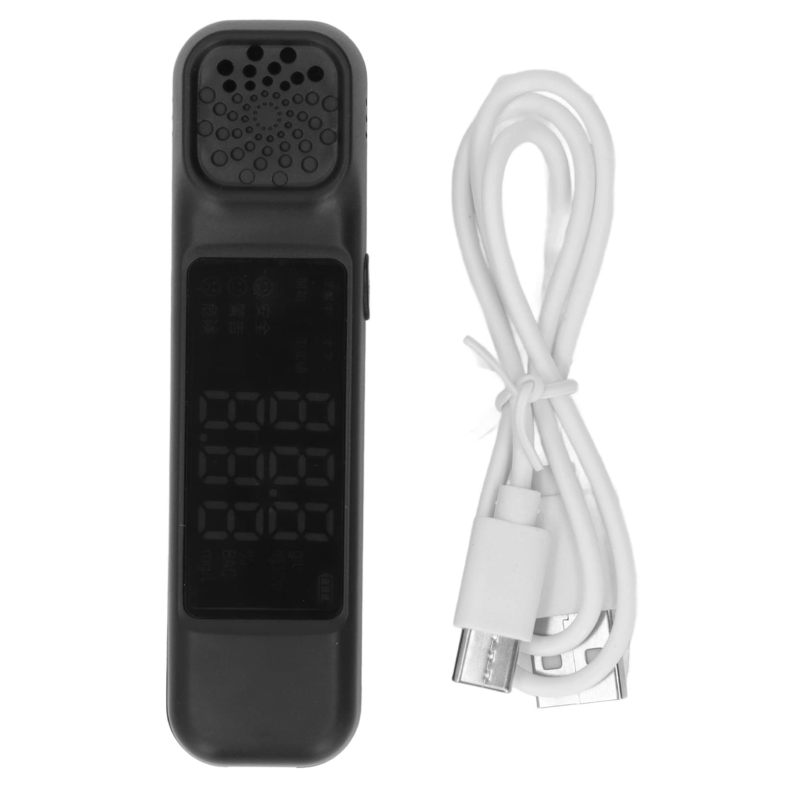 Fafeicy Portable Digital Alcohol Breathalyzer - High Sensitivity Personal Breath Alcohol Tester with LCD Display for Safe Driving | Car, Party & Workplace Use