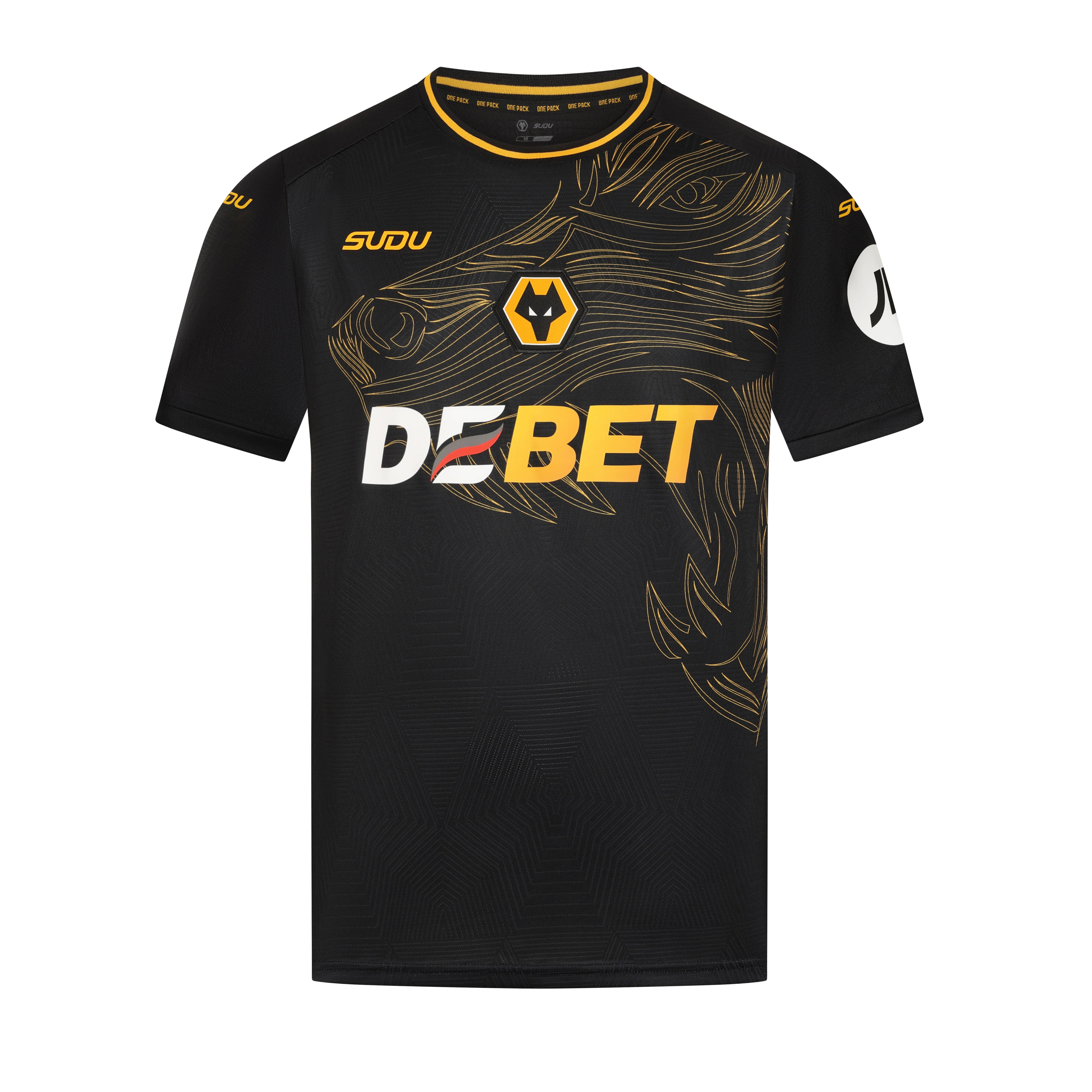 2024-2025 Wolves Away Jersey for Adults - Men's & Women's Soccer Jersey - Perfect for Matchdays, Fan Events & Casual Wear