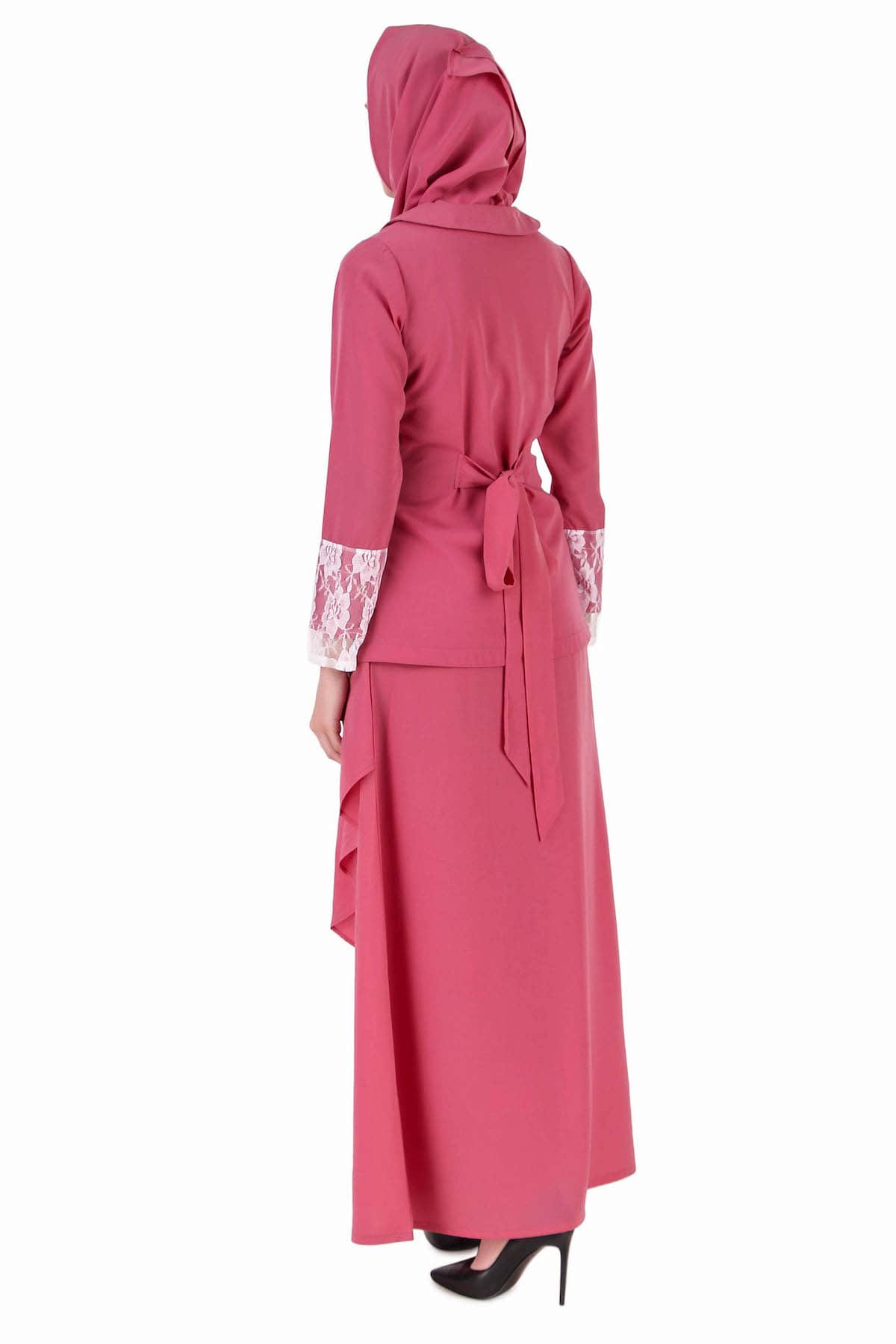 Stylish Multi-Layer Attached Jacket Abaya for Women - Modest Islamic Fashion - Perfect for Prayer, Work & Special Occasions