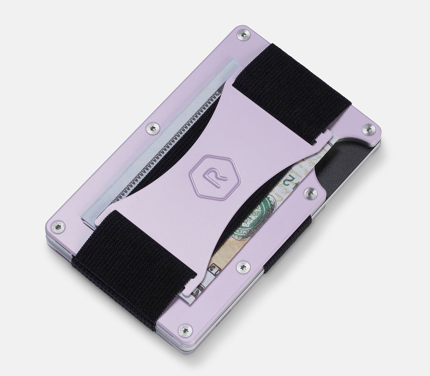 Ridge Wallet - Slim Minimalist RFID Blocking Front Pocket Wallet for Men & Women - Lavender | Perfect for Everyday Carry, Travel & Gifting