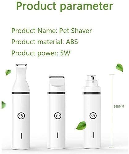 Electric Pet Nail Grinder & Clippers - Safe Dog Nail Trimmer for Small, Medium & Large Dogs & Cats - Grooming Kit with Hair Shaver - Perfect for At-Home Pet Care & Professional Grooming