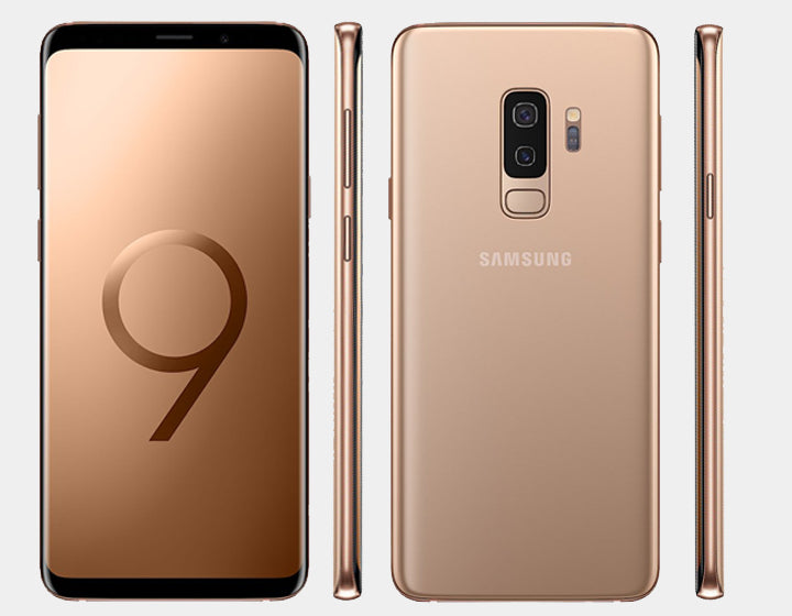 Samsung Galaxy S9+ 128GB Dual SIM G965F Unlocked Smartphone (Sunrise Gold) - International Version for Travel & Business Use