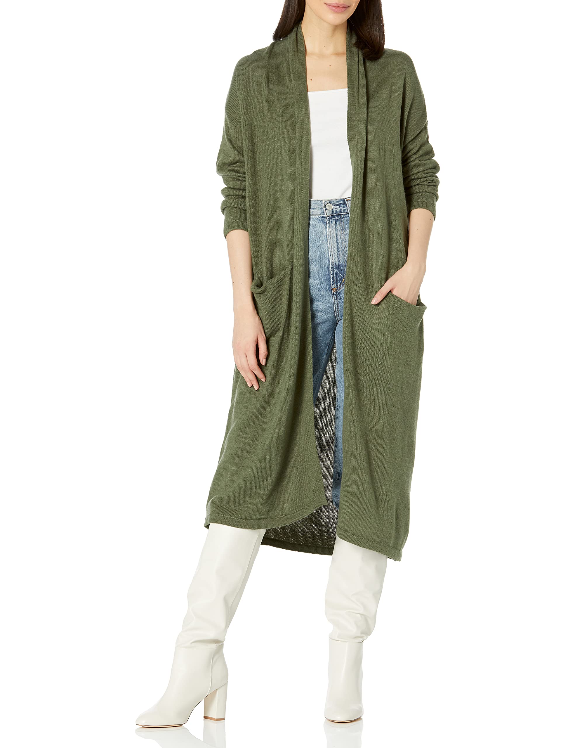 Calvin Klein Women's Everyday Cardigan Sweater | Soft Knit Pullover | Casual Comfort Wear for Work & Lounge | Perfect for Office, Coffee Dates & Relaxing at Home