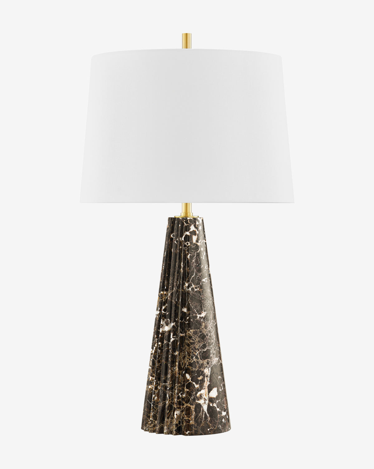 Summit Marble Table Lamp - Modern Elegant Bedside & Living Room Lighting for Home Decor