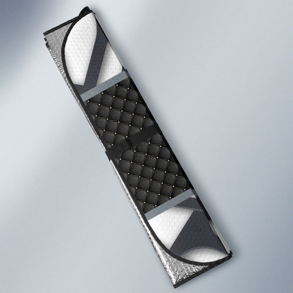 Volvo Black & White Themed Car Sun Shades - UV Protection Window Shade for Volvo Vehicles - Perfect for Summer Travel & Parking