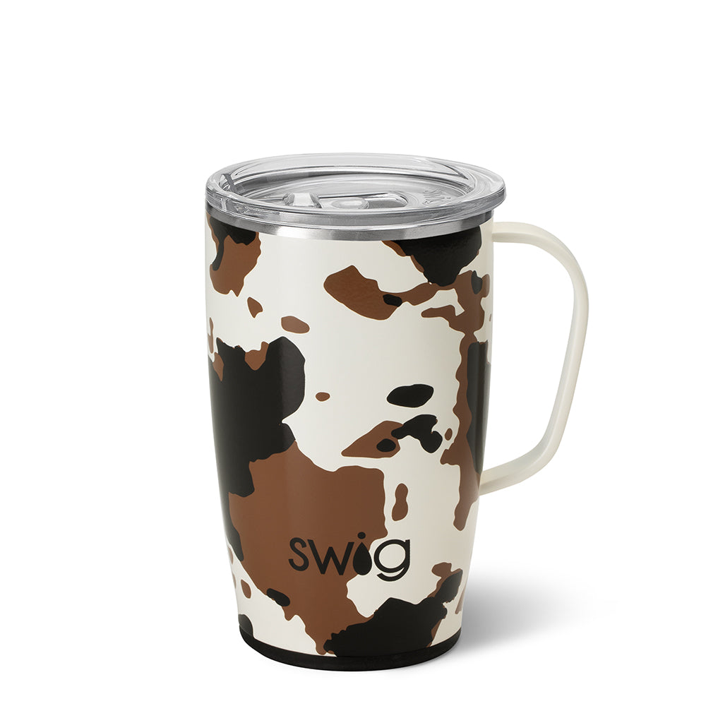 18oz Insulated Hayride Travel Mug - Leak Proof Stainless Steel Coffee Tumbler for Hot & Cold Drinks - Perfect for Camping, Road Trips & Outdoor Adventures