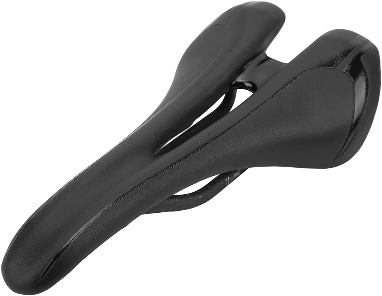 Premium Carbon Fiber Bike Saddle for Men & Women - Lightweight PU Leather Hollow Comfort Seat for Road & Mountain Bikes | Perfect for Long-Distance Cycling & Commuting