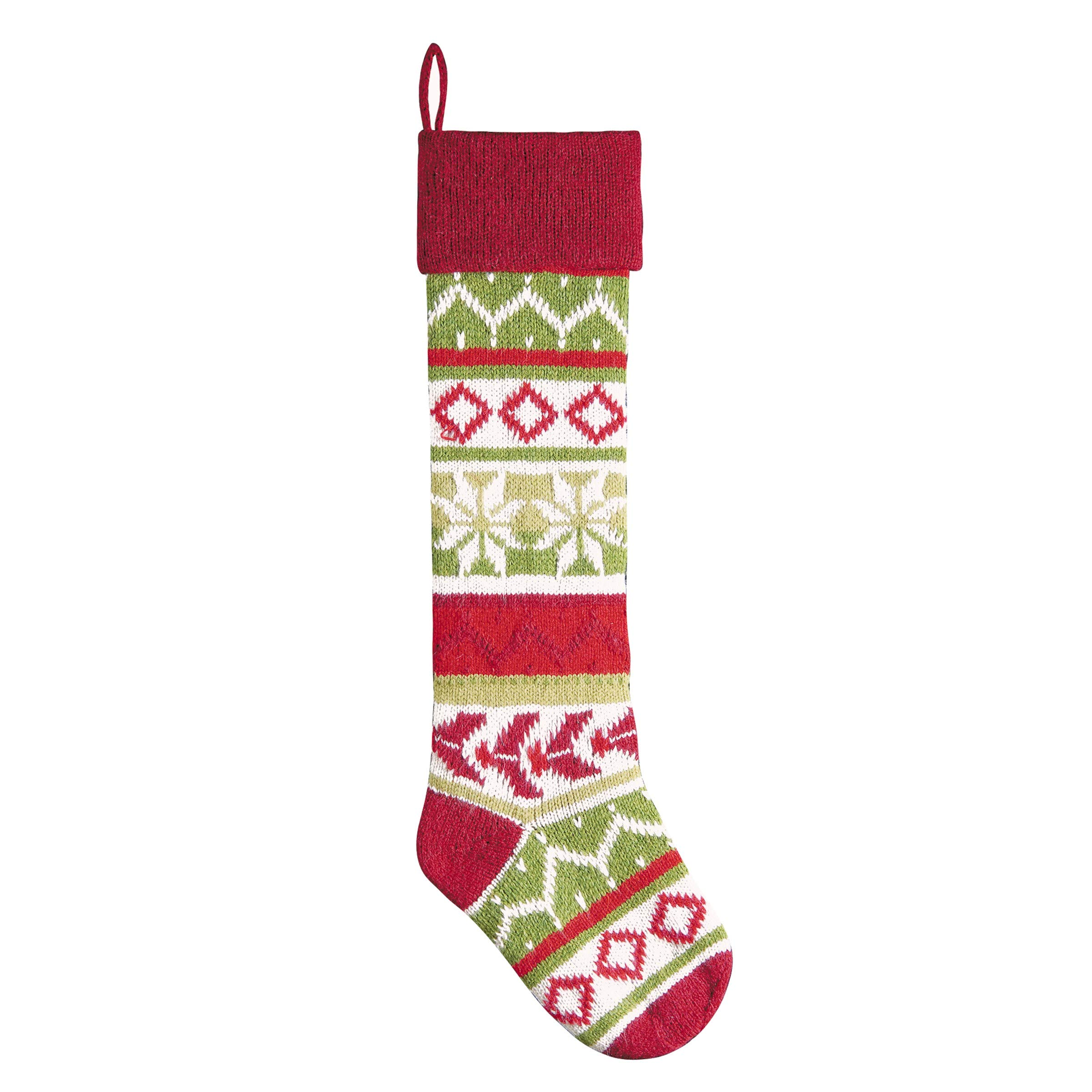 C&F Home Christmas Red Stocking - Festive Holiday Decor for Fireplace, Tree & Home - Perfect for Gifts & Stocking Stuffers