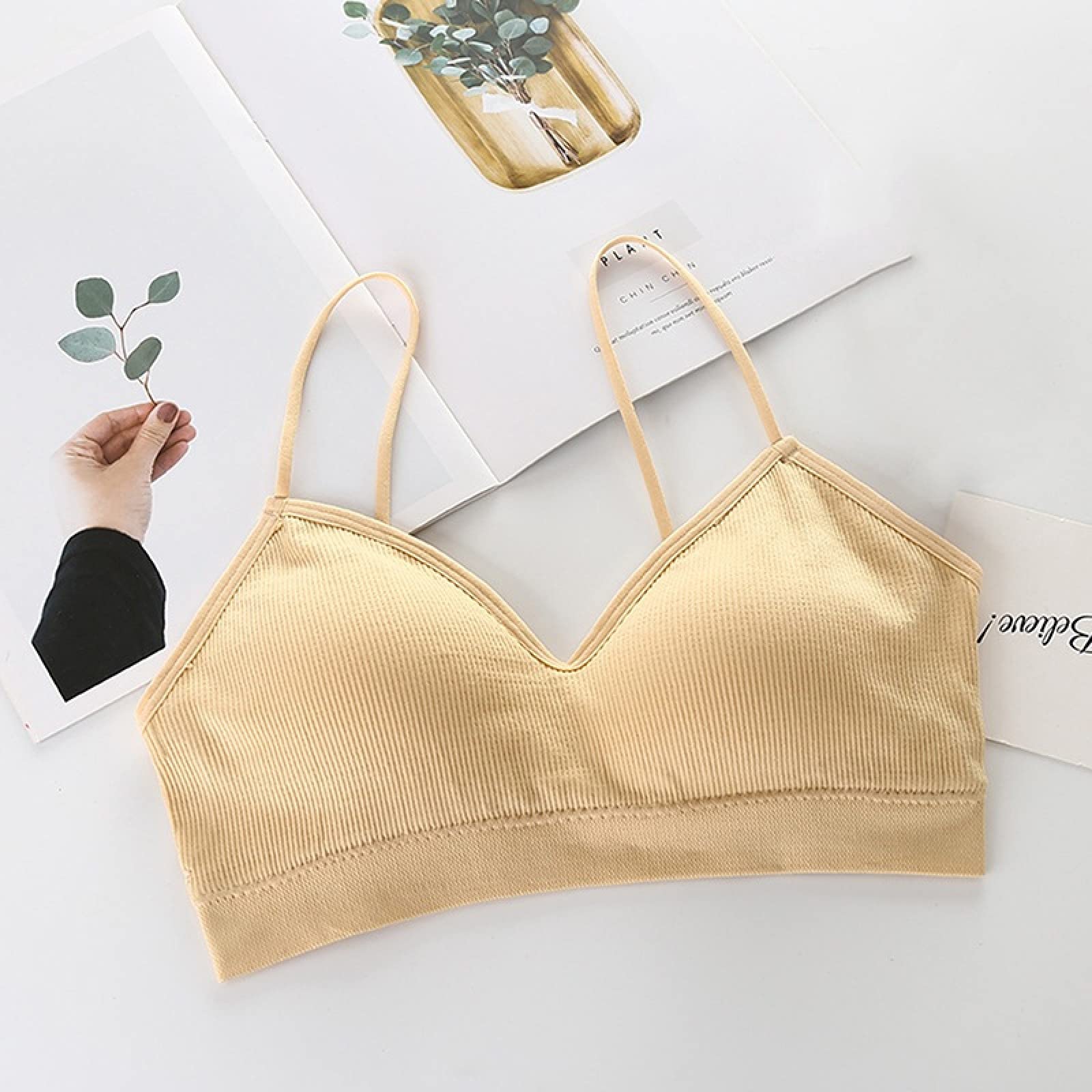 Women's Cotton Sports Bras - Push Up Workout Bra for Running, Gym & Jogging - Comfortable Athletic Underwear for Active Women - Perfect for Yoga, Fitness Training & Daily Wear