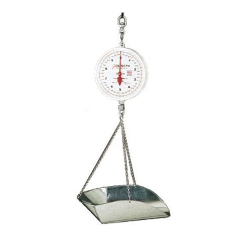 Detecto MCS-20P 10 lb x 1 oz Hanging Scale with Dial Display - Perfect for Kitchen, Postal, Fishing & Farm Weight Measurements