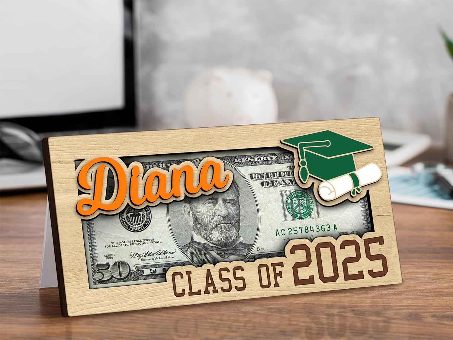 2025 Graduation Money Holder - Personalized & Customized Graduation Gift for Students - Bulk Graduation Cards & Leis (MH11) - Perfect for Graduation Parties, Gifts & Celebrations