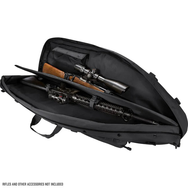 Barska BI12550 Loaded Gear 46 Tactical Rifle Bag - Black RX 600 | Durable Gun Case for Hunting, Shooting Range & Outdoor Sports | Military-Grade Protection for Firearms & Accessories