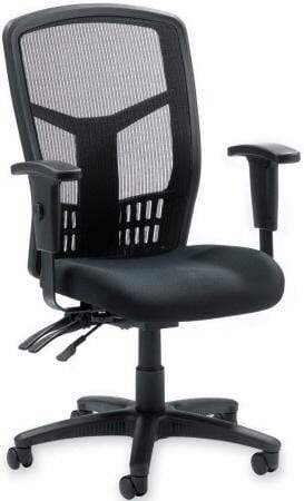 Lorell 86200 Ergonomic High Back Mesh Office Chair - Adjustable Lumbar Support & Tilt for Comfort - Perfect for Home & Office Workspaces