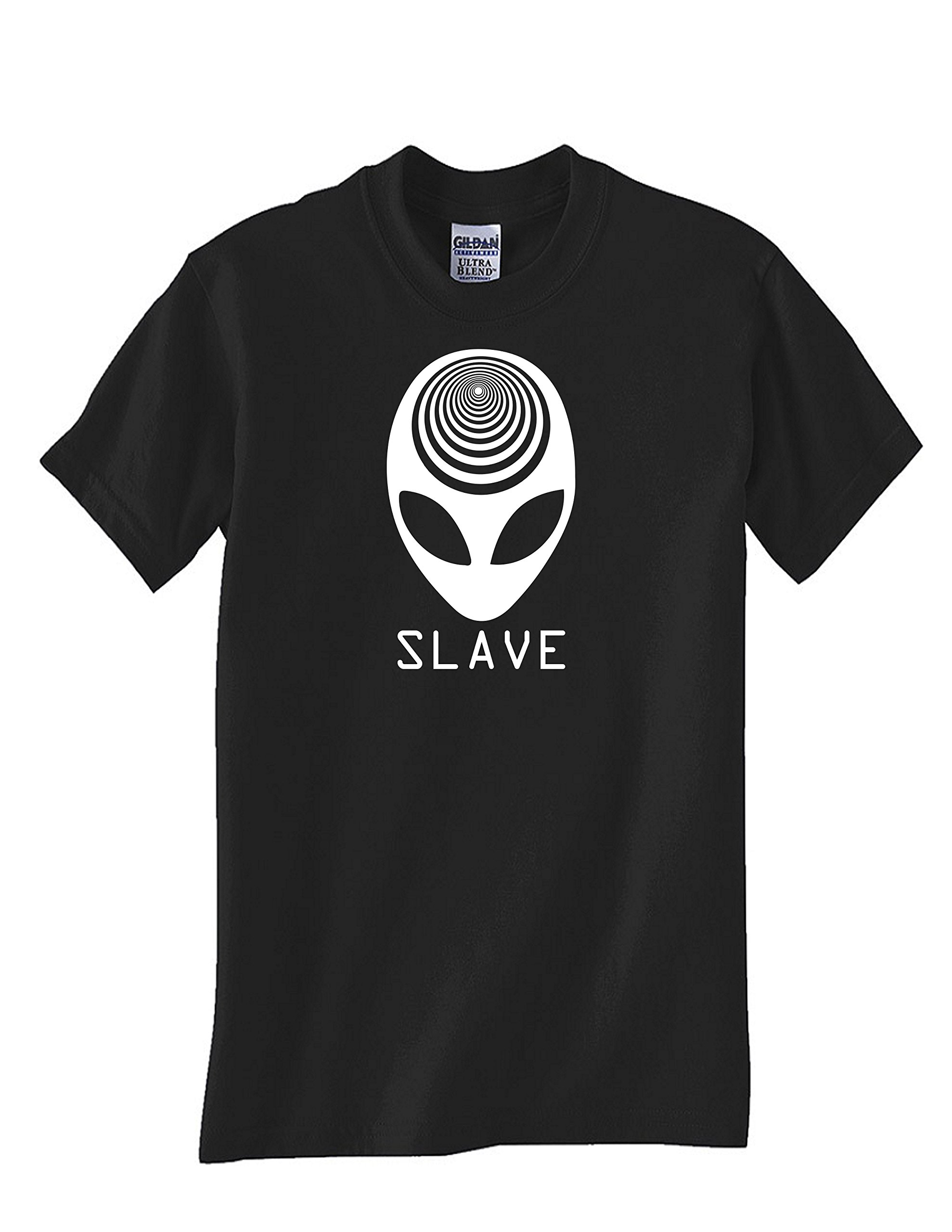 STUFF WITH ATTITUDE Slave - Black Graphic T-Shirt for Men & Women | Bold Statement Tee for Casual Wear, Parties & Street Fashion