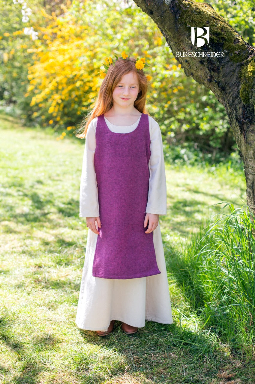YLVA Lilac Girls' Over Dress - Elegant & Comfortable Kids' Party Dress for Special Occasions & Photo Shoots
