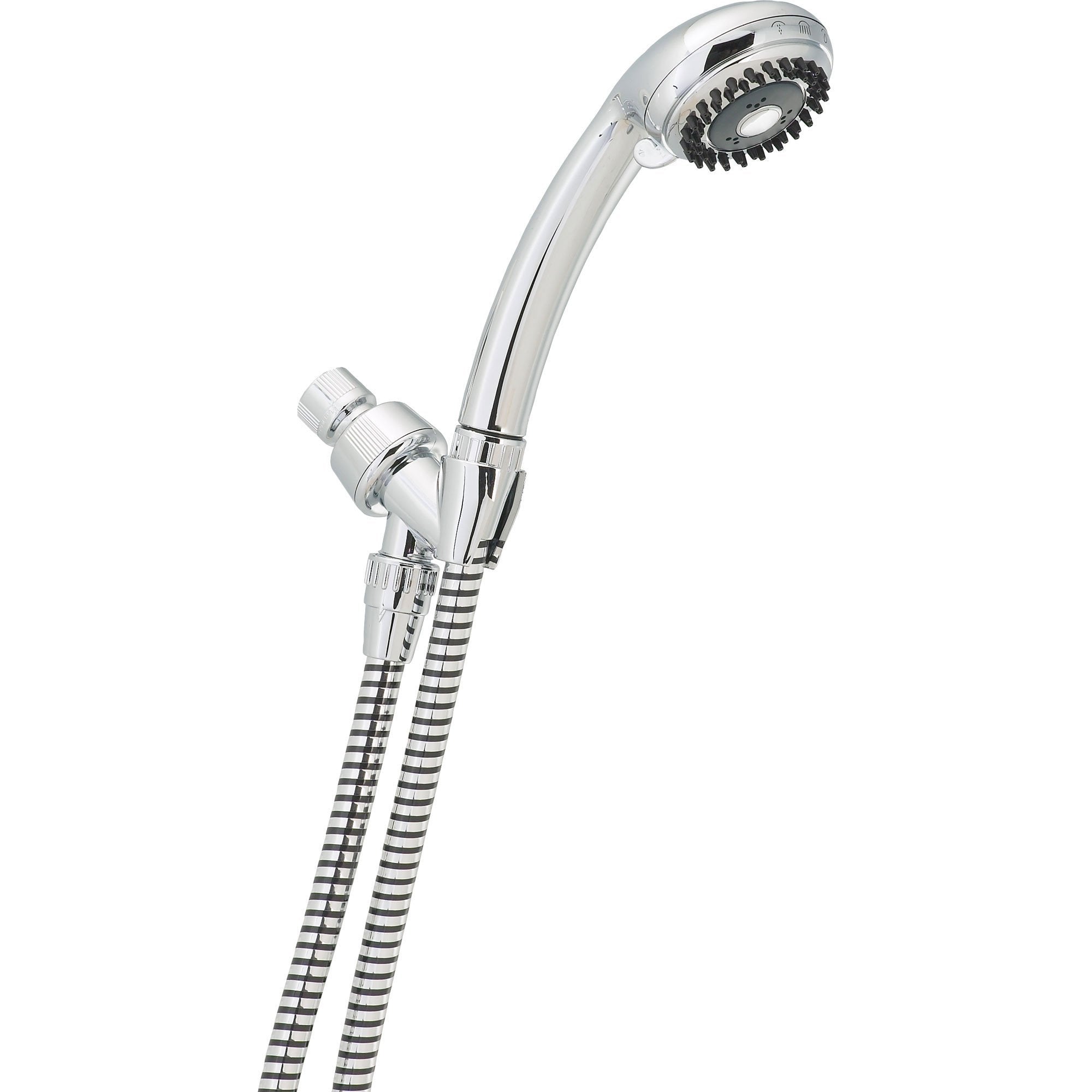 Delta 3-Spray 2.5 GPM Chrome Shower Mount Handheld Shower Head with Pause Button - Perfect for Bathroom Renovation & Spa-Like Experience (Model 561220)