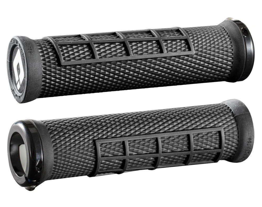 ODI Elite Flow V2.1 Lock On Grips - Premium Mountain Bike Handlebar Grips for BMX, MTB & Dirt Bikes - Non-Slip Comfort Grip for Off-Road Cycling & Trail Riding