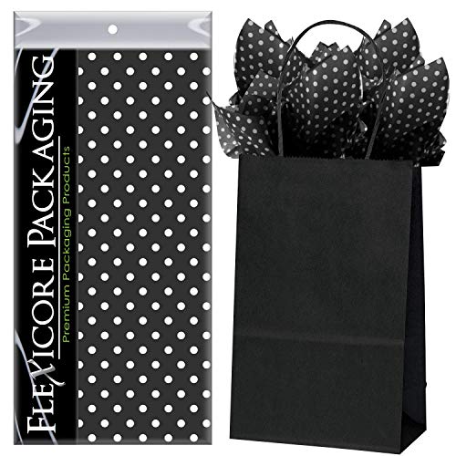 Black Polka Dots