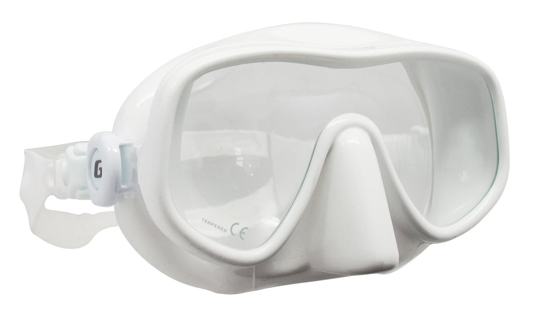 Genesis Aero Frameless Dive Mask - Soft & Flexible 100% Silicone Skirt for Scuba Diving, Snorkeling & Underwater Photography