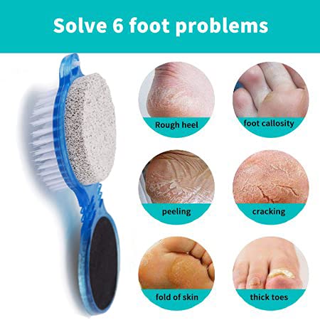 Professional 7-in-1 Nail Care Kit - Buffers, Files & Foot Scrubber for Manicure & Pedicure | Salon Quality Nail Shaping & Polishing Tools for Shiny Nails | Perfect for Home Spa, Nail Salons & Travel Essentials