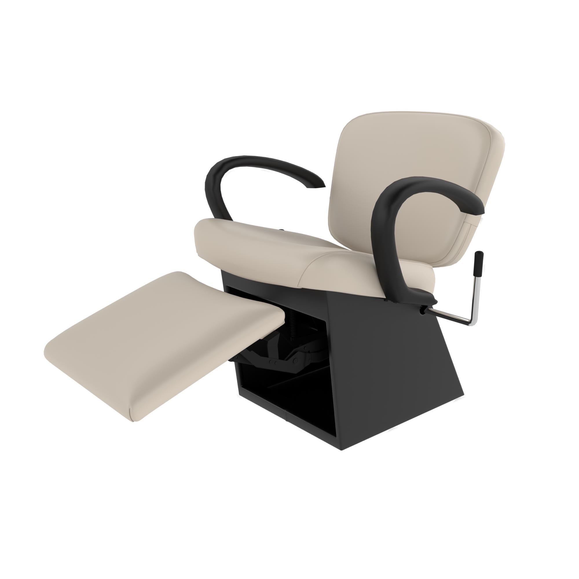Merano Lever Control Shampoo Chair with Kick Out Legrest - Hydraulic Salon Hair Washing Chair for Barber & Beauty Salon, Perfect for Hair Washing, Coloring, and Styling Services