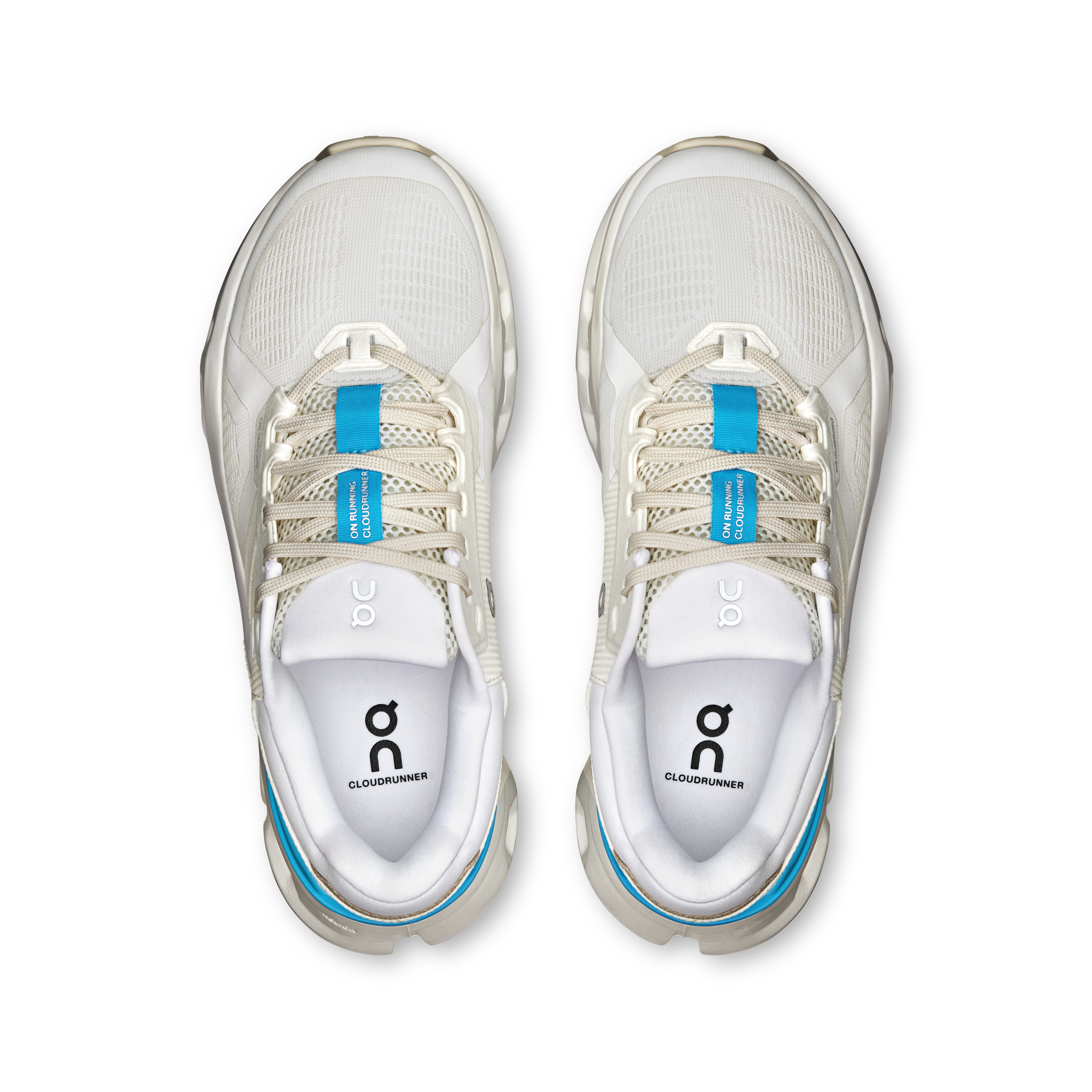 Women's Cloudrunner 2 Running Shoes - Lightweight White & Horizon Blue Sneakers for Jogging, Gym Workouts & Everyday Comfort