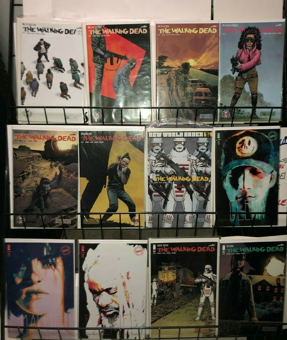The Walking Dead Comics Issues 100-187 - Bagged & Boarded, 65 Different Variant Covers, NM 9.0+ Condition | Collectible Comic Books for Fans & Investors