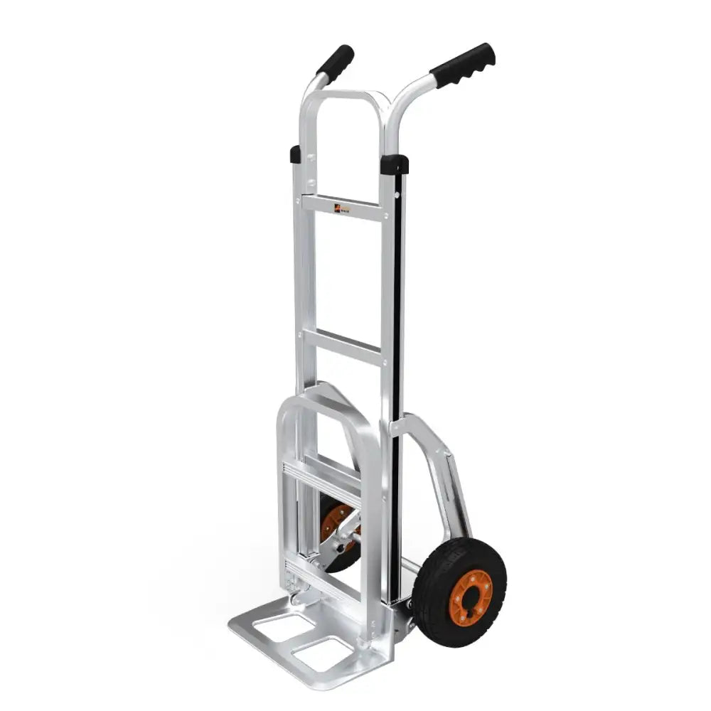 Heavy Duty Aluminum Toe Sack Truck with Sliders - Ideal for Warehouse, Moving & Industrial Use