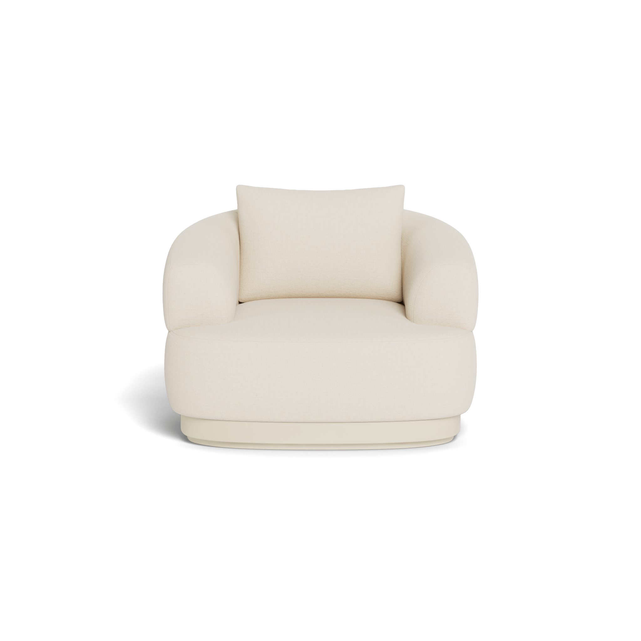 Amalfi Lounge Chair - Modern Comfortable Accent Chair for Living Room, Bedroom & Patio - Stylish Upholstered Armchair with Solid Wood Frame - Perfect for Relaxing, Reading & Lounging