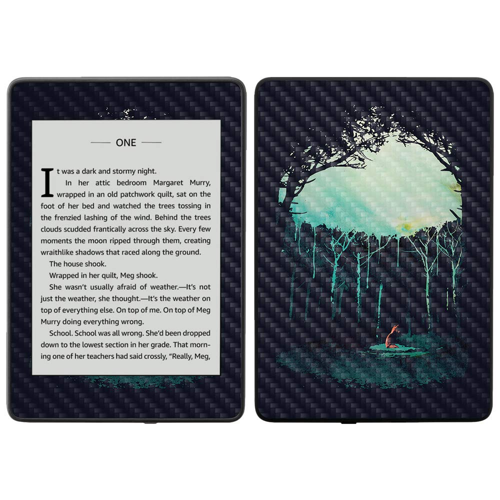 Premium Carbon Fiber Skin for Amazon Kindle Paperwhite 2018 (10th Gen) - Durable Waterproof Protective Cover with Textured Finish | Easy to Apply & Remove | Made in USA | Perfect for Travel, Reading & Outdoor Use