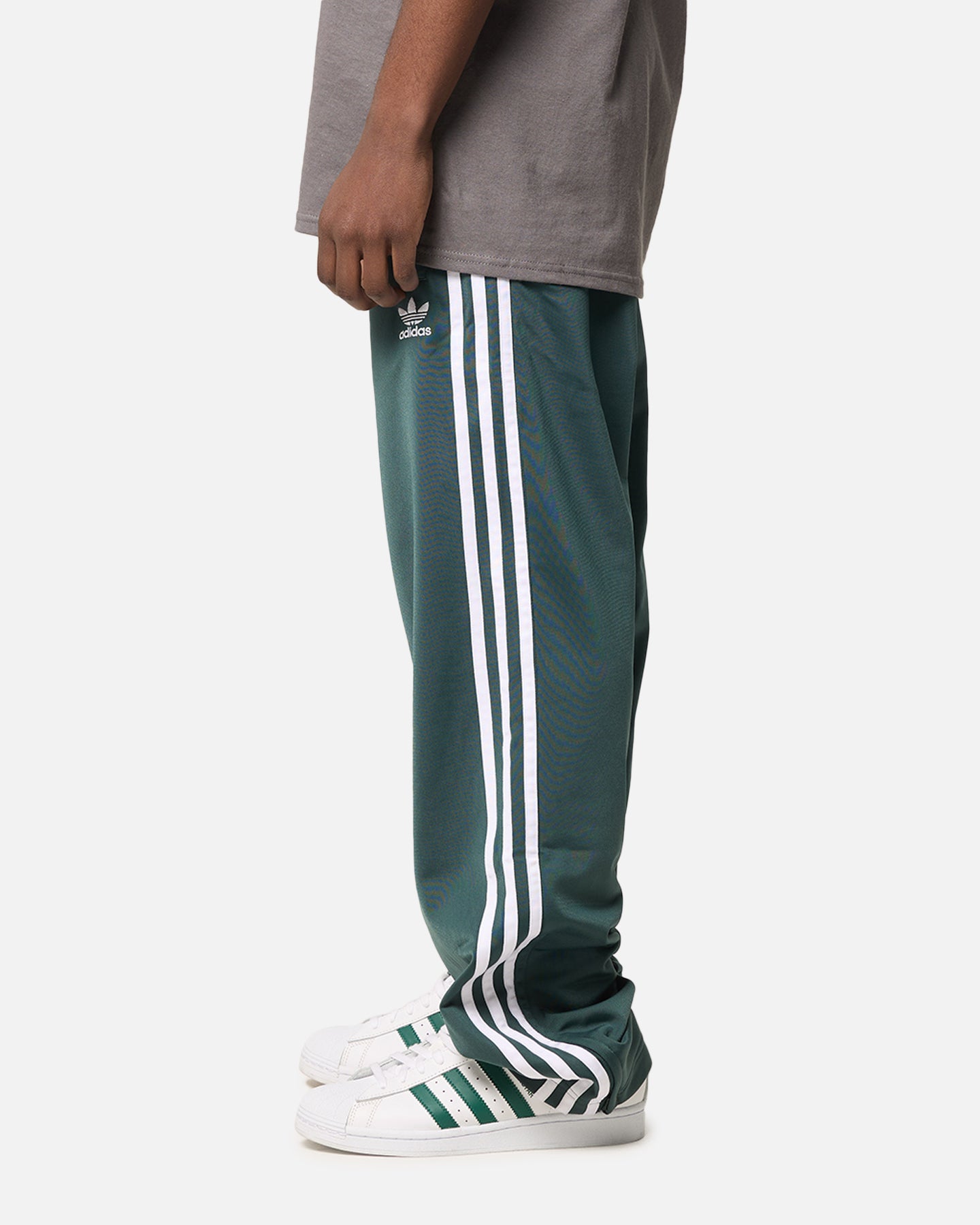 Adidas Firebird Trackpants for Men - Mineral Green Retro Joggers | Comfortable Athletic Pants for Running, Gym & Casual Wear