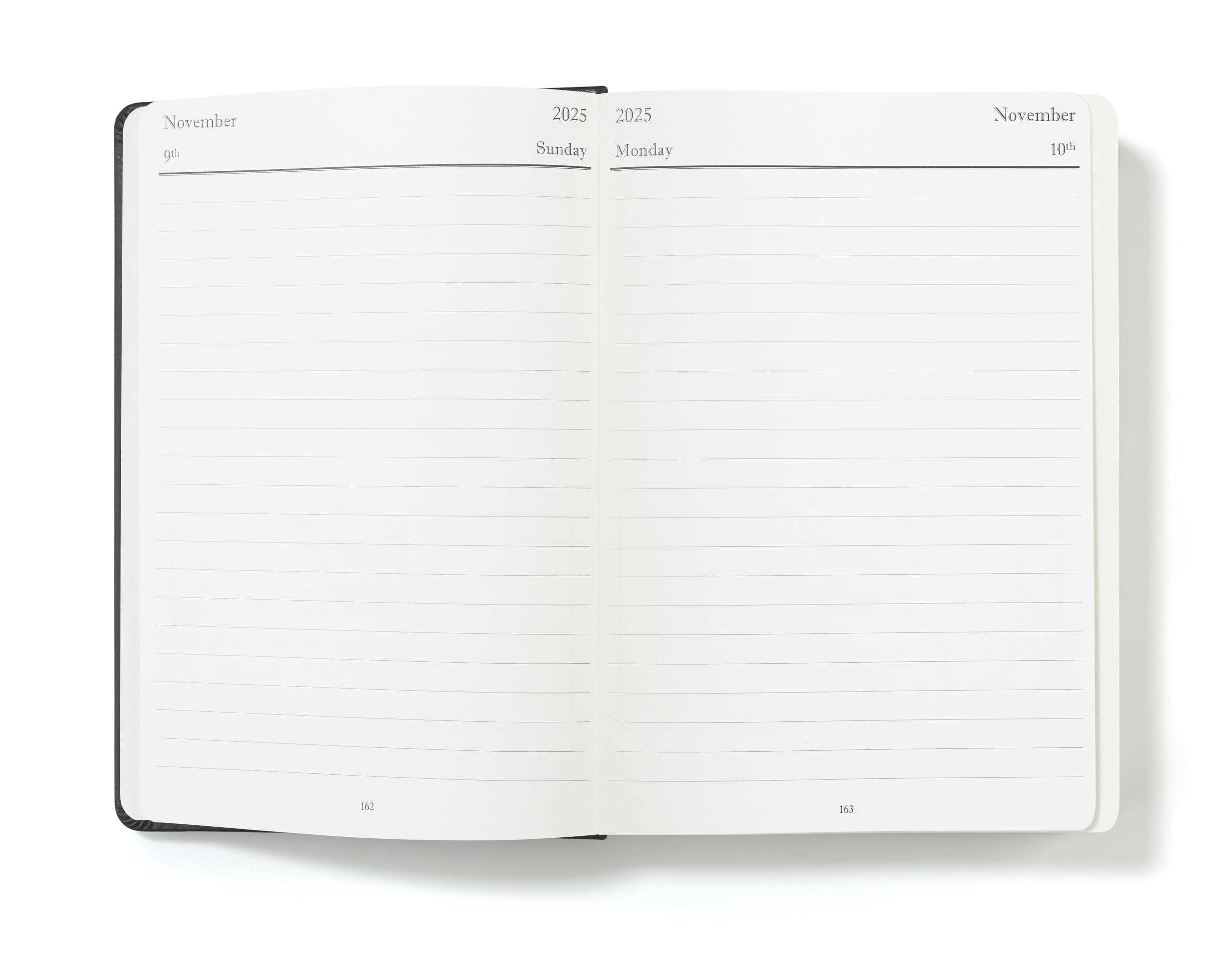 Wykeham's Executive 2025-26 Daily Planner & Academic Journal - Customizable Mid-Year Diary for Professionals & Students - 8.5