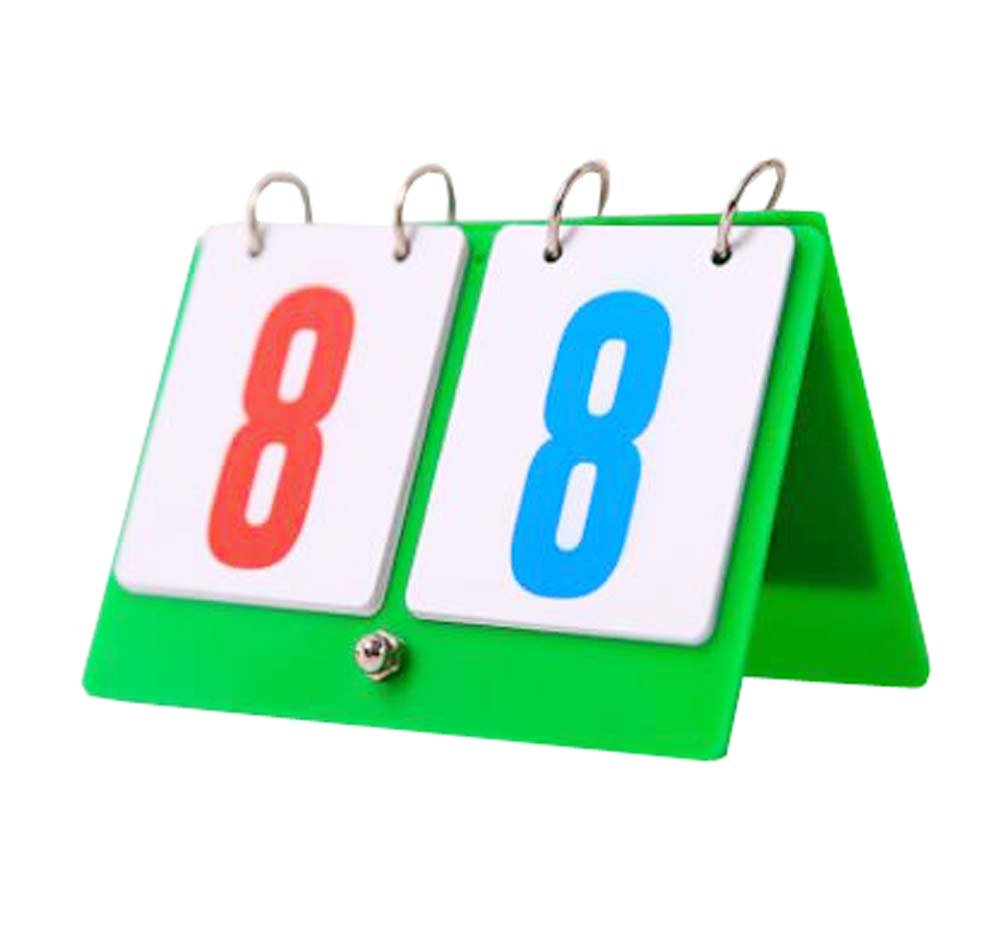 DRAGON SONIC 2-Digit Portable Tabletop Scoreboard - Digital Sports Score Keeper with Flipper for Basketball, Volleyball, Tennis & More - Perfect for Coaches, Referees & Home Games