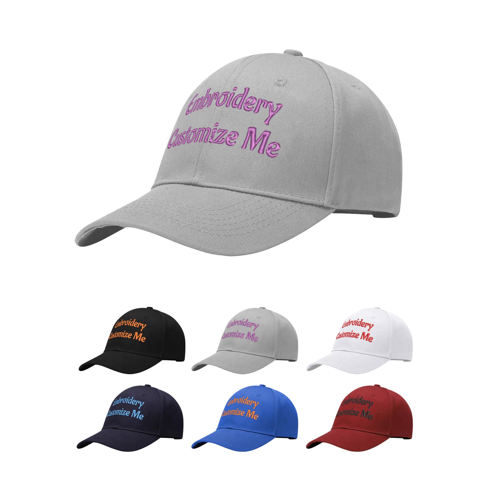 Custom Personalized Baseball Cap with Embroidery - Trucker & Dad Hats for Men & Women | Perfect for Gifts, Sports & Outdoor Activities