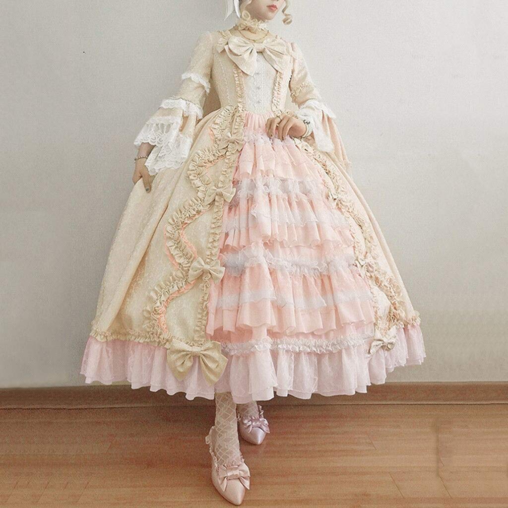 Elegant French Lolita Fancy Dress for Women & Teens - Cute Prom Gown, Junior Princess Costume, Renaissance Ball Gown | Perfect for Cosplay, Themed Parties, Halloween & Formal Events
