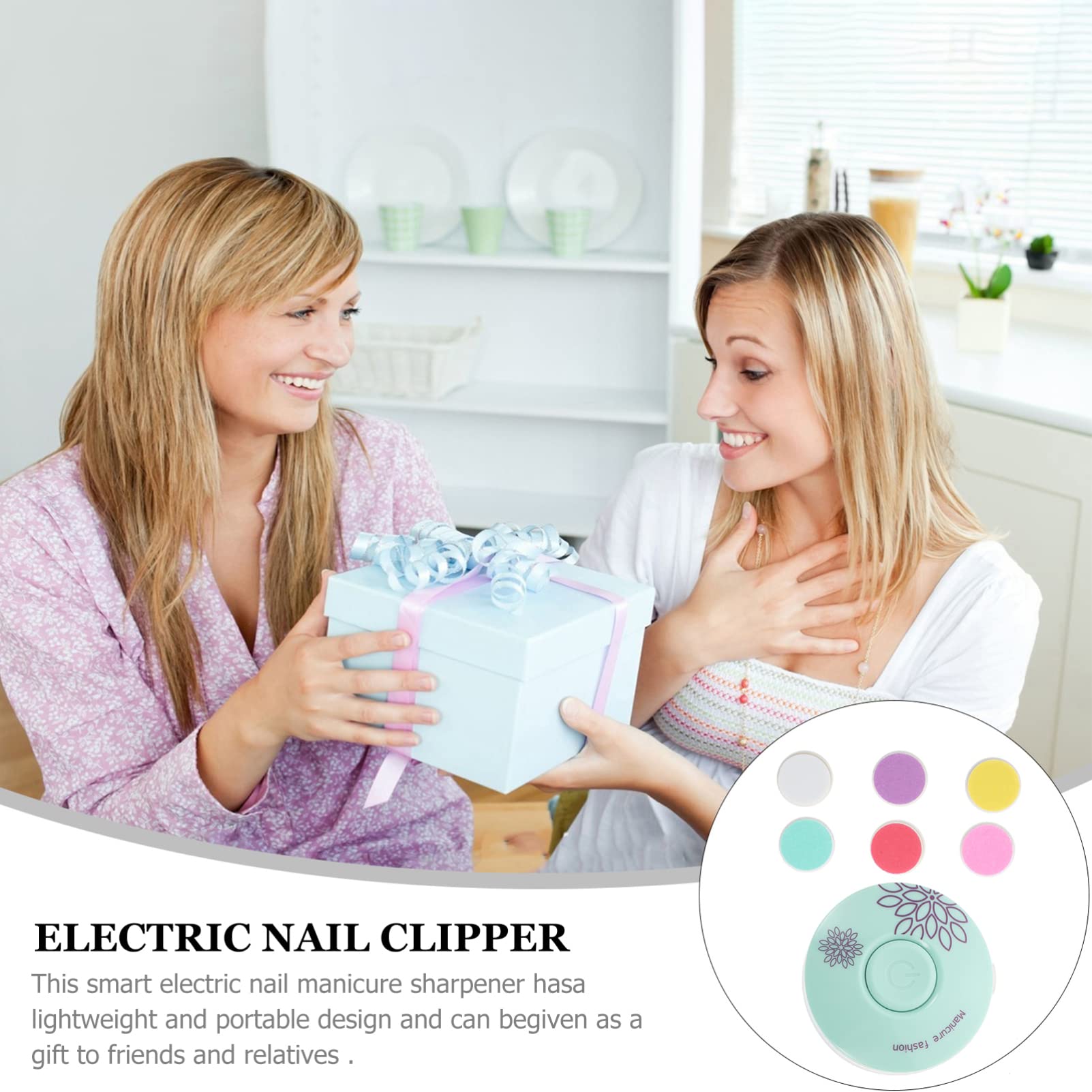 Electric Nail Trimmer for Kids & Babies - Rechargeable Manicure Pedicure Kit with LED Light - Safe & Painless Nail Grinder for Toddlers, Infants & Adults - Perfect for Home Nail Care & Travel Use