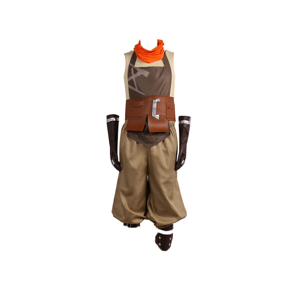 LOL Arcane Ekko Cosplay Costume Set - Full Outfit for Halloween, Carnival & Cosplay Parties - Perfect Gift for League of Legends Fans | Roleplay, Conventions & Themed Events