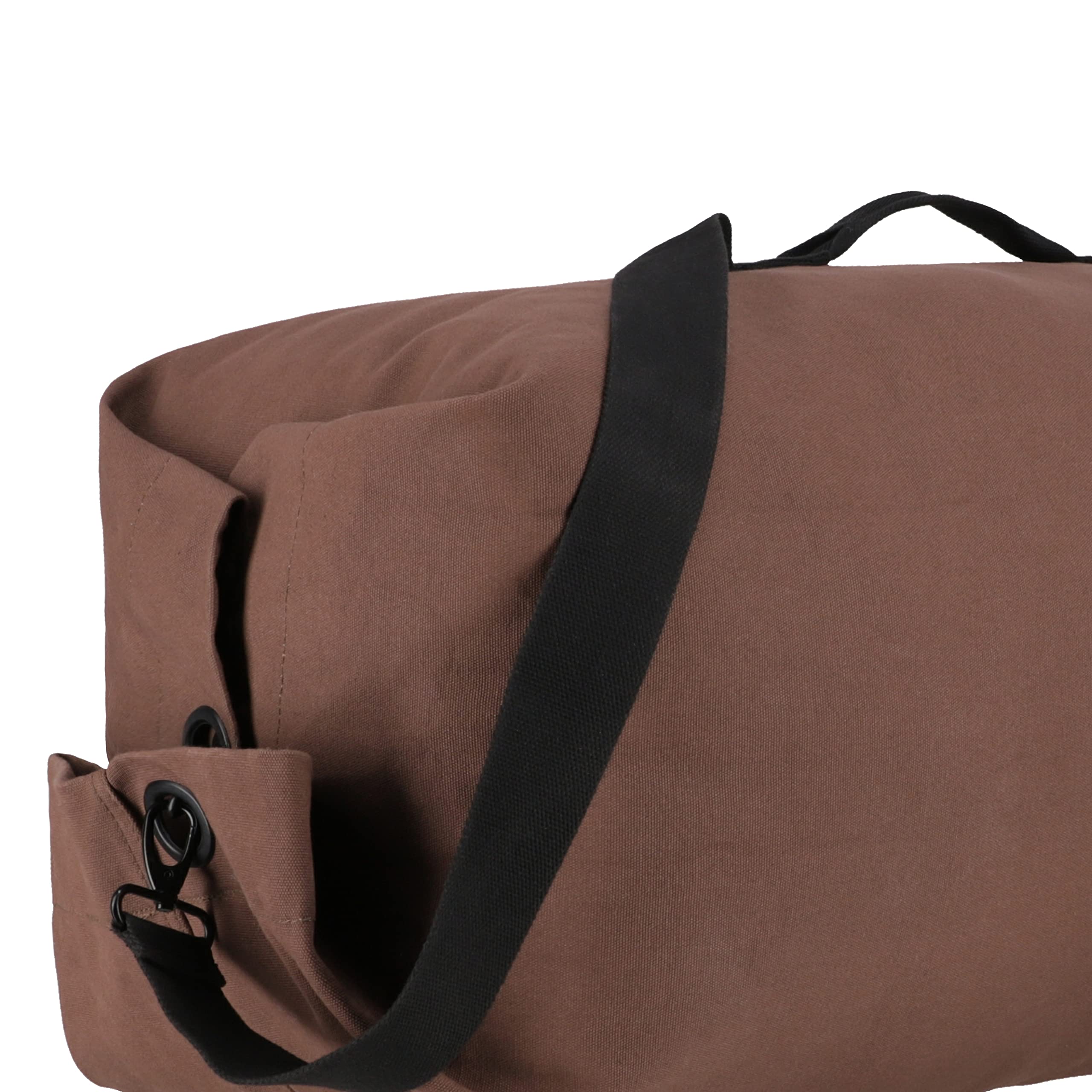 WHITEDUCK Heavy Duty Top Load Canvas Folding Duffel Bag - Water Resistant Military Style Shoulder Bag for Men & Women - Extra Large 30
