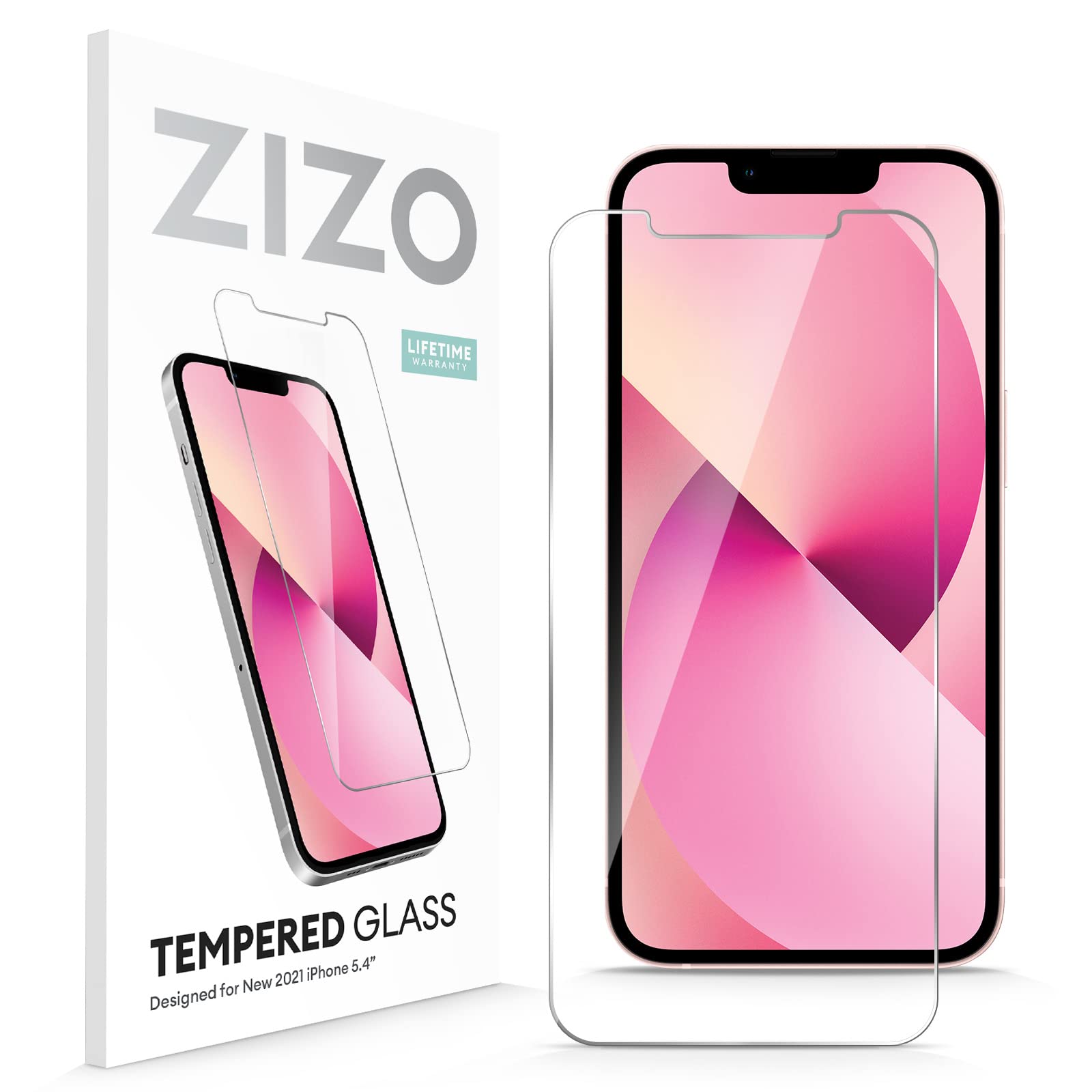 Zizo Premium Tempered Glass Screen Protector for iPhone 13 Mini - 9H Hardness, Anti-Scratch, HD Clear Protection - Perfect for Everyday Use, Gaming & Outdoor Activities