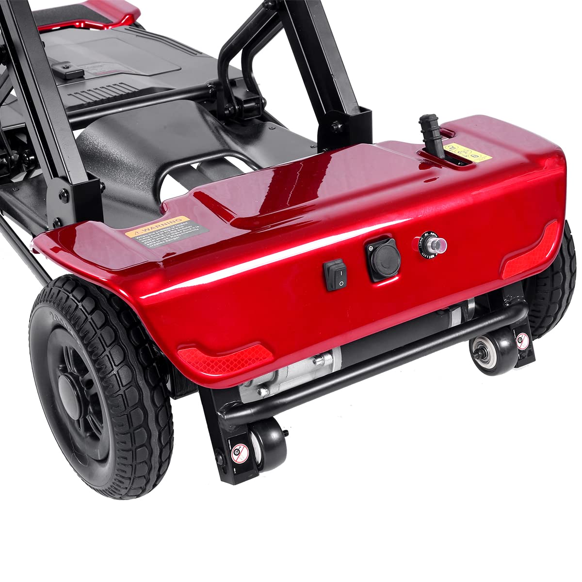Rubicon FX70 Foldable Electric Mobility Scooter for Adults - 4 Wheel Heavy-Duty Scooter with Longest Range & Lithium Battery | One-Click Automatic Folding | Perfect for Shopping, Travel & Outdoor Activities (Model11)