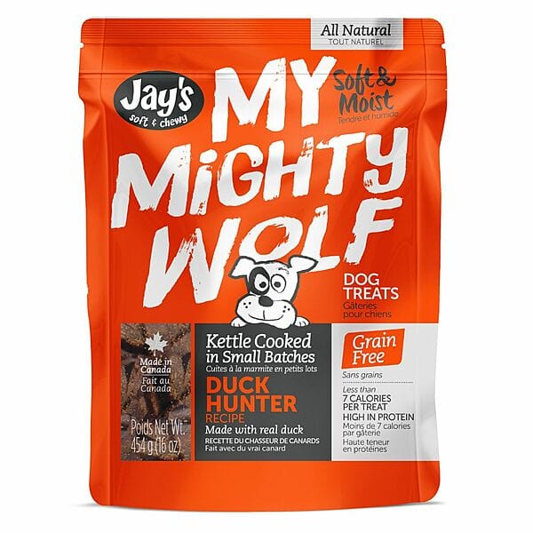 My Mighty Wolf Duck Hunter Recipe Dog Treats - High Protein Natural Training Snacks for Hunting Dogs - Perfect for Outdoor Adventures & Training Sessions