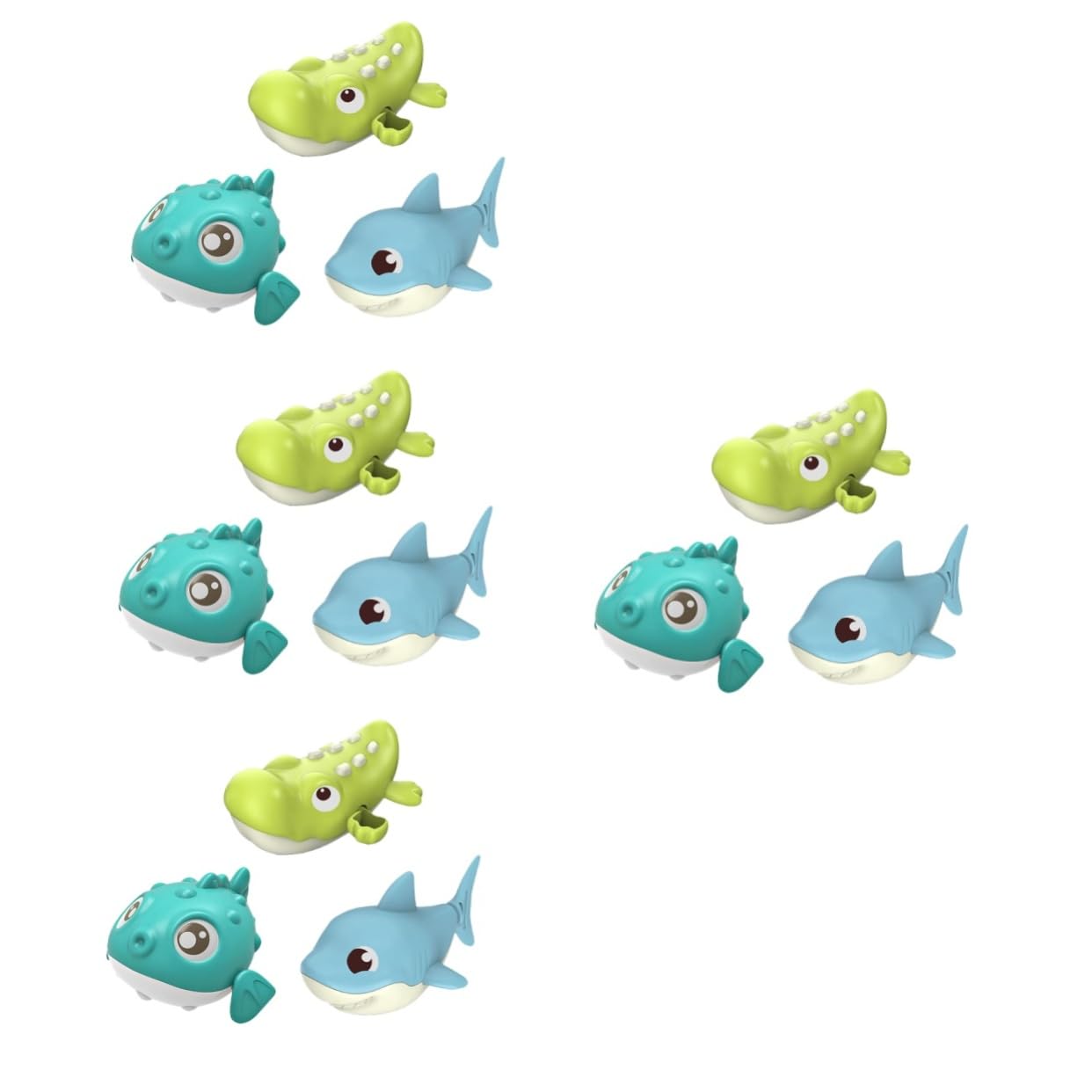 VICASKY 12-Piece Baby Bath Toys Set - Colorful Floating Water Turtles & Fun Shower Toys for Toddlers & Kids - Safe PVC Bathtub Toys for Sensory Play, Bath Time Fun & Learning Activities