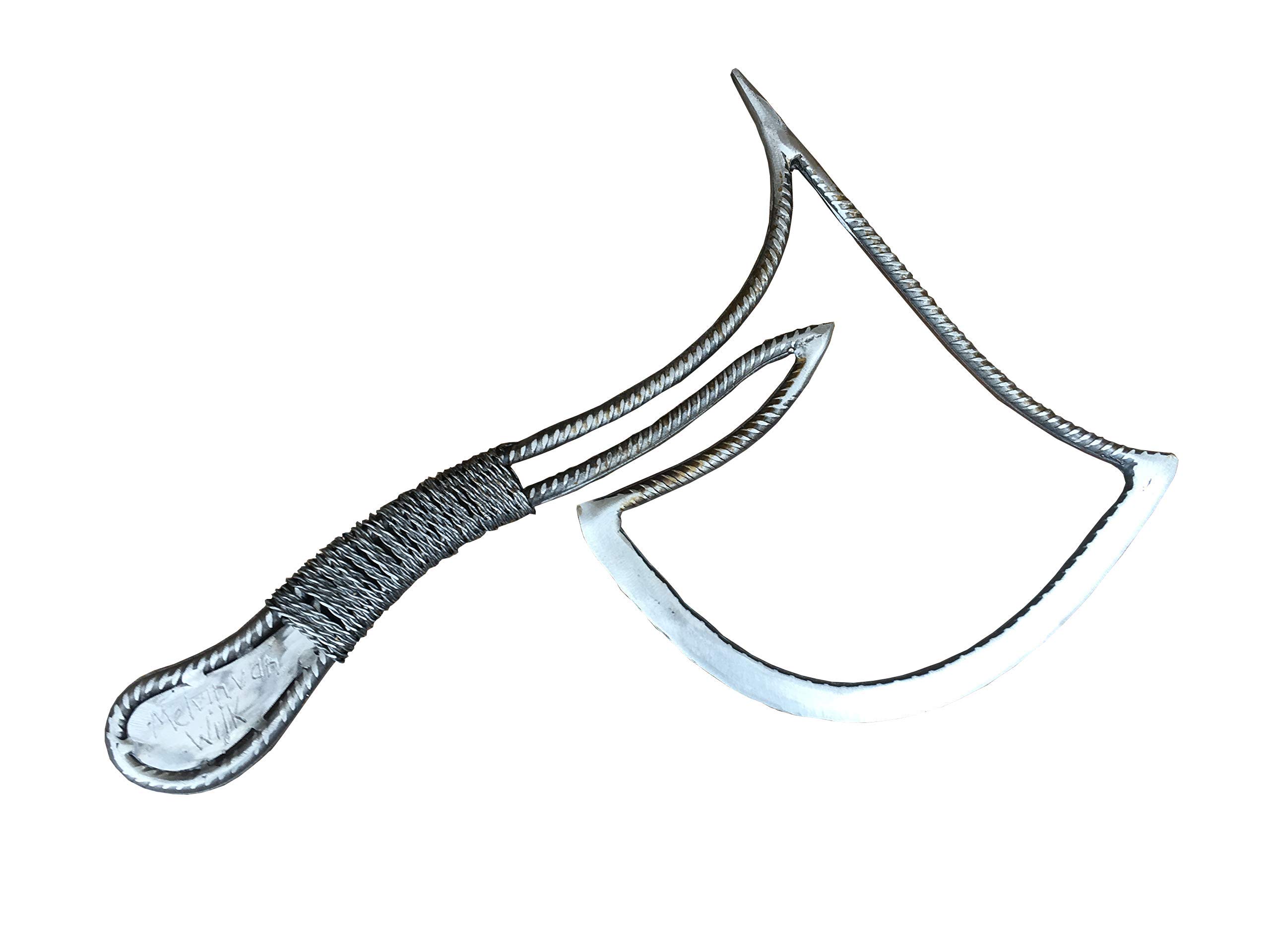 Rebar Axe - High-Quality Viking Hatchet & Tomahawk for Men | Perfect Father's Day, Christmas & 6th Anniversary Gift | Durable Iron Axe for Camping, Wood Chopping & Outdoor Adventures