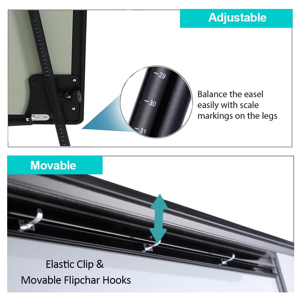 2 Pack Dry Erase Easel Board 36